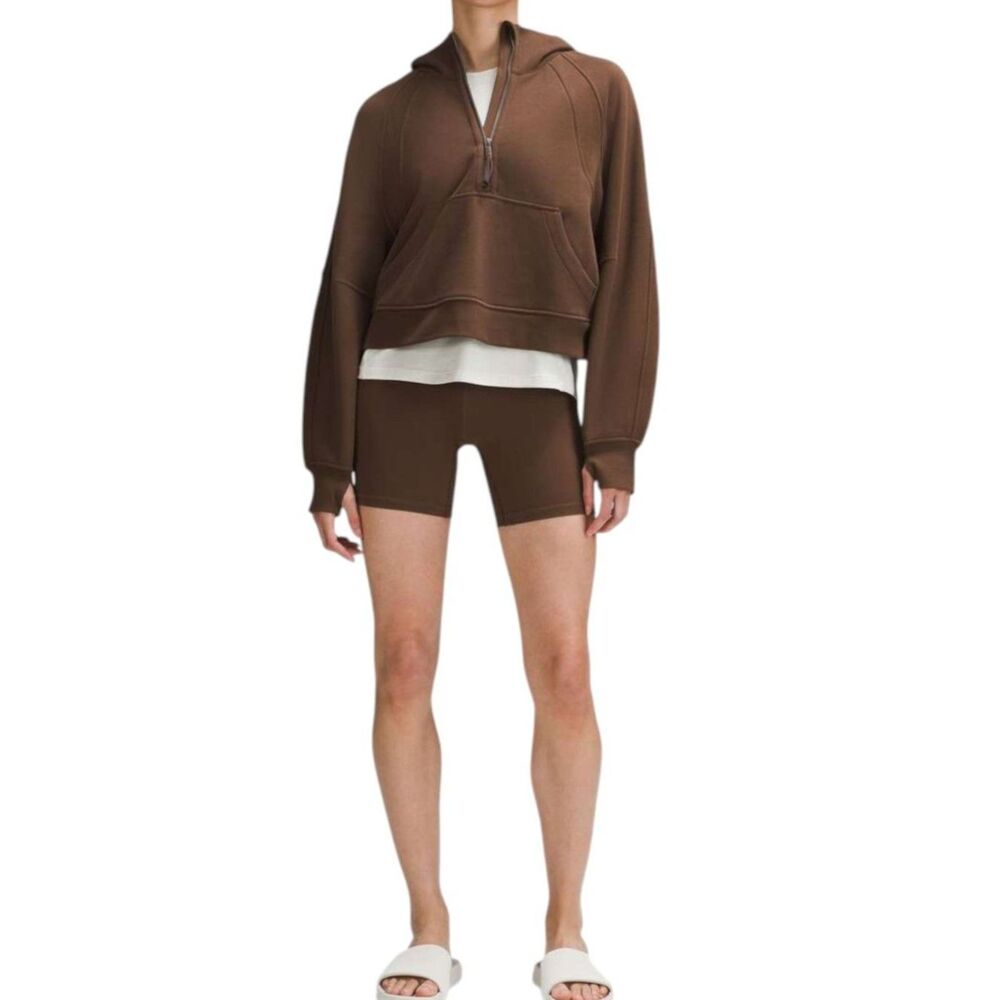 Lululemon Scuba Oversized Half-Zip Hoodie Java - Picture 3 of 9
